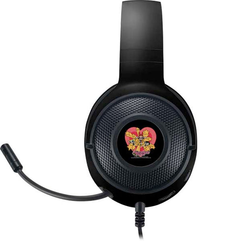 Cartoon Network Powerpuff Girls Gold Stars Razer Kraken X Skin